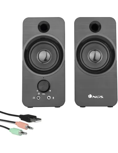 NGS SB-350 Altavoces Gaming Negros