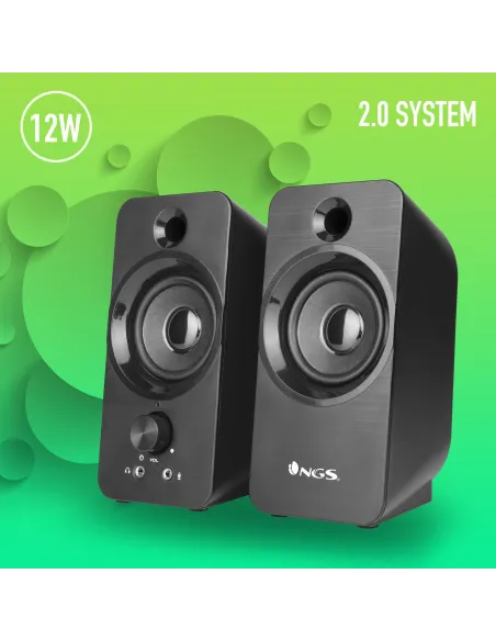 NGS SB-350 Altavoces Gaming Negros