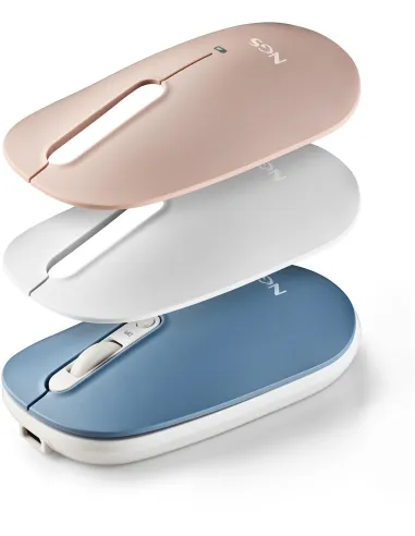 NGS Shell RB Ratón Inalámbrico Recargable 1600DPI