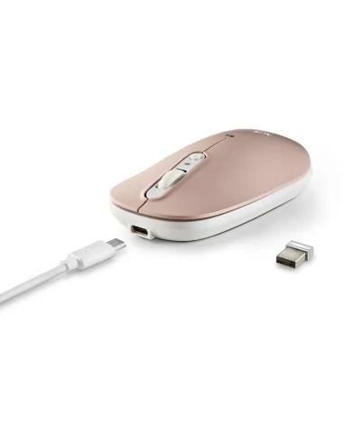 NGS Shell RB Ratón Inalámbrico Recargable 1600DPI