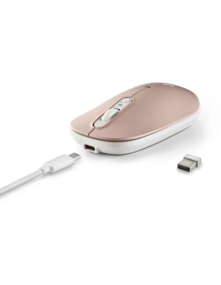 NGS Shell RB Ratón Inalámbrico Recargable 1600DPI