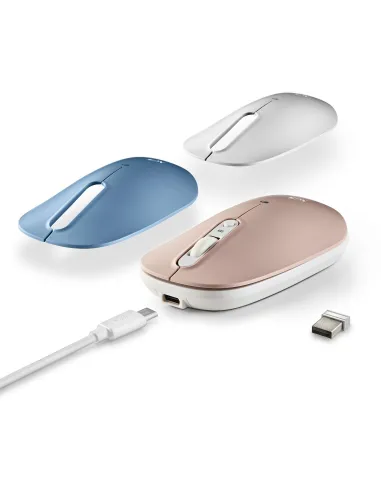 NGS Shell RB Ratón Inalámbrico Recargable 1600DPI