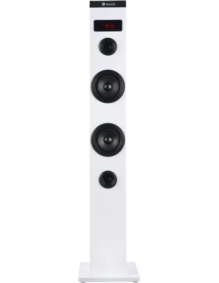 NGS Sky Charm Torre de Sonido Bluetooth 50W Blanco