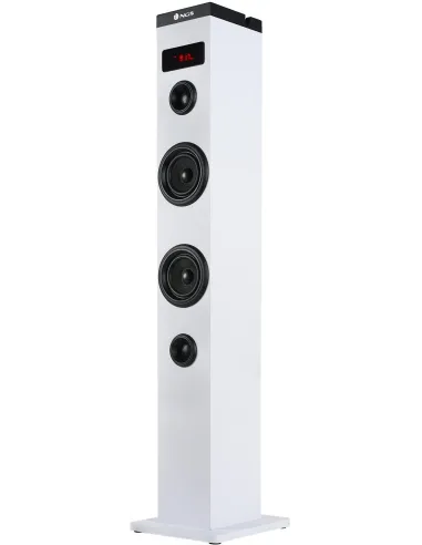 NGS Sky Charm Torre de Sonido Bluetooth 50W Blanco