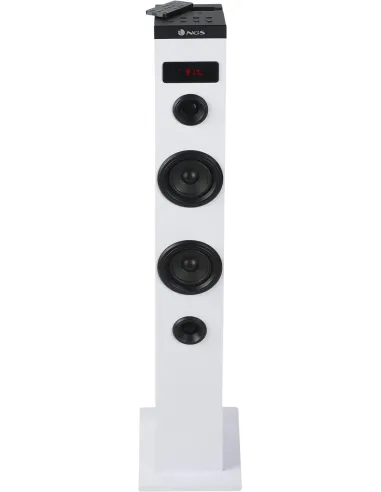 NGS Sky Charm Torre de Sonido Bluetooth 50W Blanco