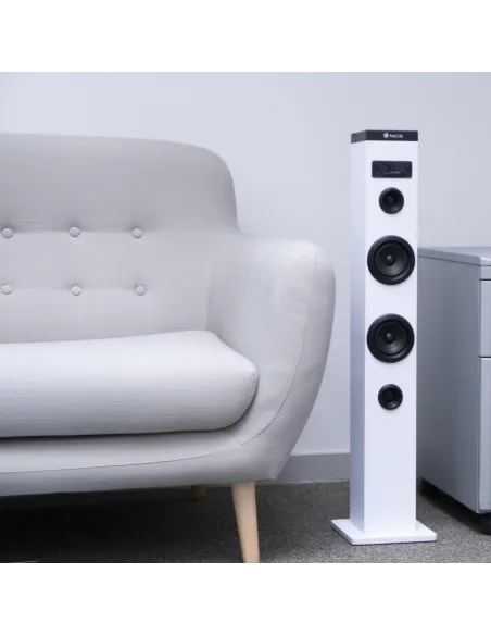 NGS Sky Charm Torre de Sonido Bluetooth 50W Blanco