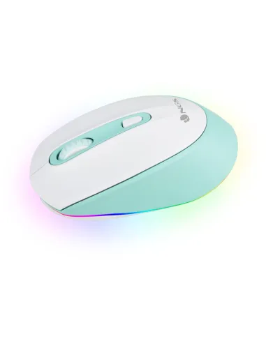 NGS SMOGMINT-RB Ratón Inalámbrico Ambidiestro 2400 DPI  Blanco/Verde