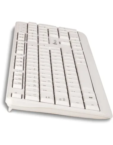 NGS Spike Wired Keyboard Teclado Blanco