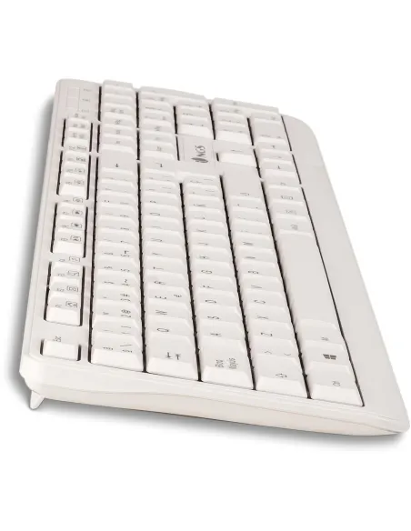 NGS Spike Wired Keyboard Teclado Blanco