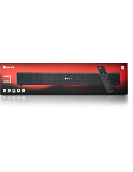 NGS Subway Barra de Sonido 40W Bluetooth 40W Negra