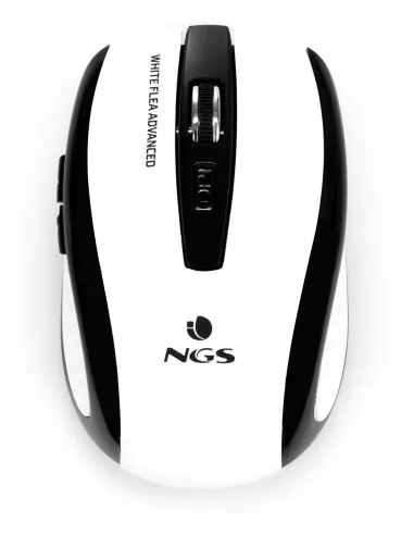 NGS White Flea Advanced Ratón Inalámbrico 1600DPI