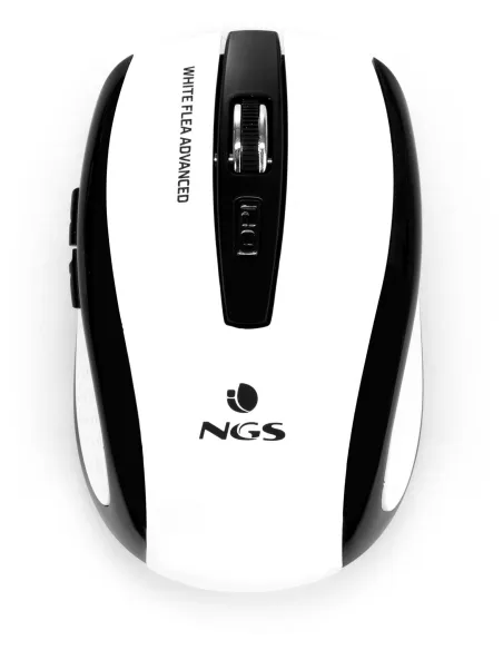 NGS White Flea Advanced Ratón Inalámbrico 1600DPI