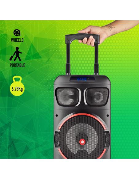 NGS Wild Dub Zero Altavoz Portátil de 120W Bluetooth y True Wireless Subwoofer 8"
