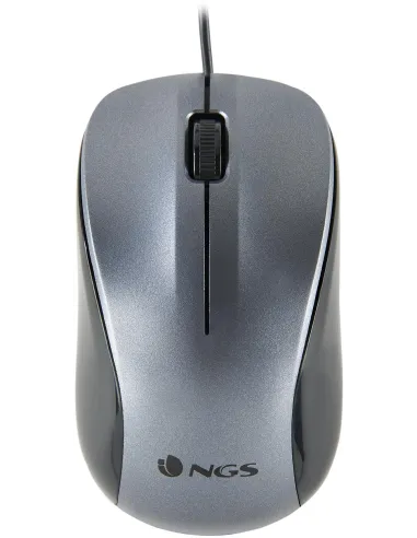 NGS Wired Crew Ratón Óptico 1200DPI Negro
