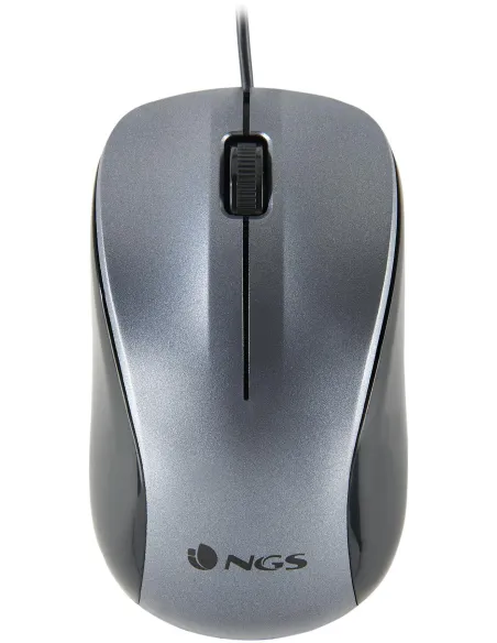 NGS Wired Crew Ratón Óptico 1200DPI Negro