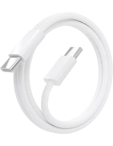 Aisens A107-0855 Cable USB-C a USB-C 1M Blanco