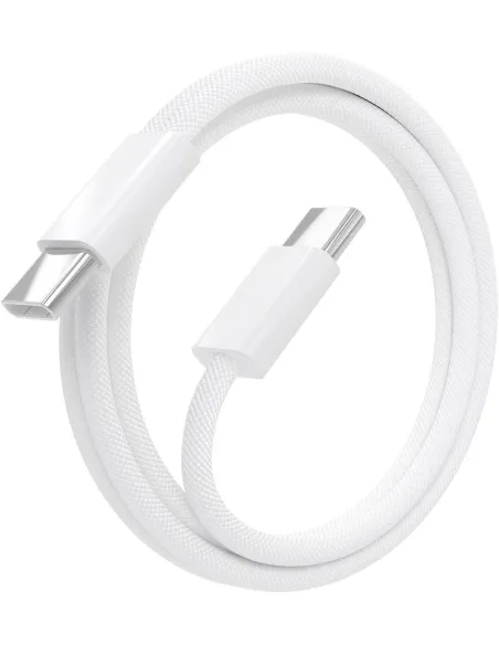 Aisens A107-0855 Cable USB-C a USB-C 1M Blanco