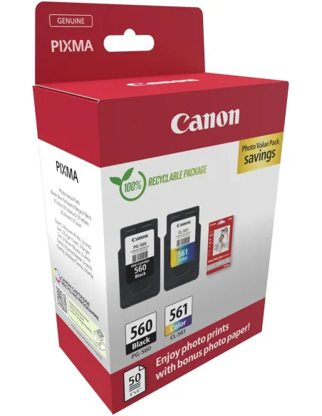 Canon 3713C008 Multipack Cartuchos de Tinta Negra/Cian/Magenta/Amarilla