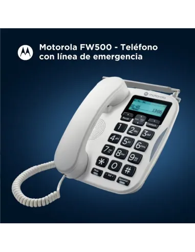 Motorola FW500 Teléfono Fijo 4G Blanco