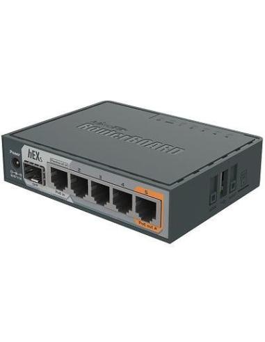 MikroTik RB760iGS Switch 5 Puertos Gigabit + 1 SFP