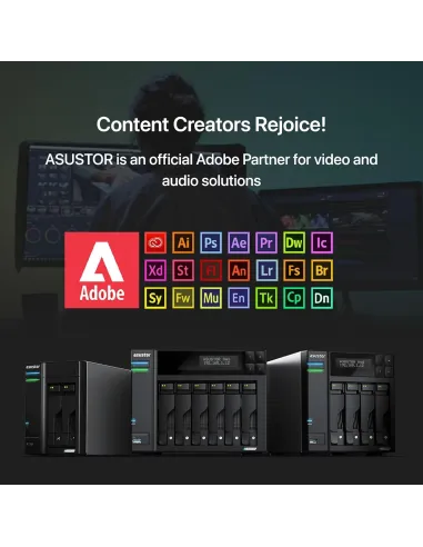 Asustor Lockerstor 4 Gen2 AS6704T NAS 4 Bahías