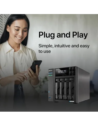 Asustor Lockerstor 4 Gen2 AS6704T NAS 4 Bahías