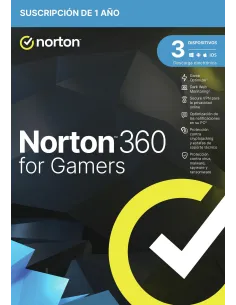 Norton 360 For Gamers 50GB Anti-Virus 1 Usuario 3 Dispositivos 1 Año (ESD)-WSSVHO0509