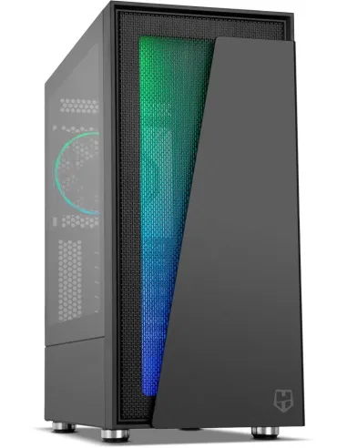 Nox Hummer Blaster Cristal Templado USB 3.0 aRGB Negro