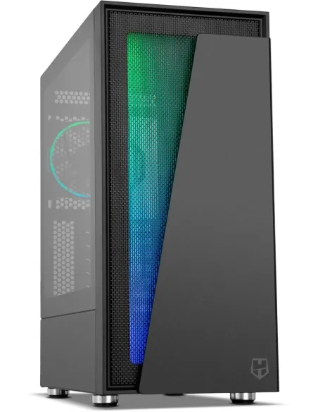 Nox Hummer Blaster Cristal Templado USB 3.0 aRGB Negro