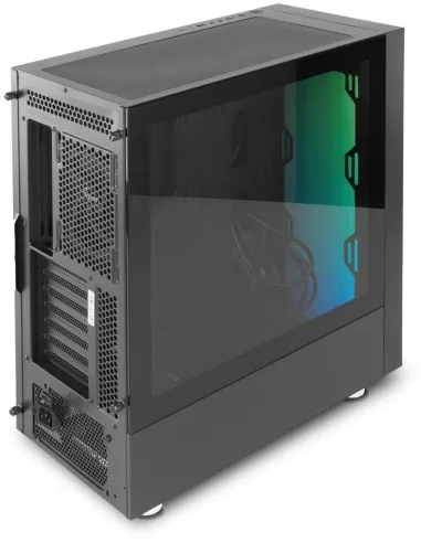 Nox Hummer Blaster Cristal Templado USB 3.0 aRGB Negro