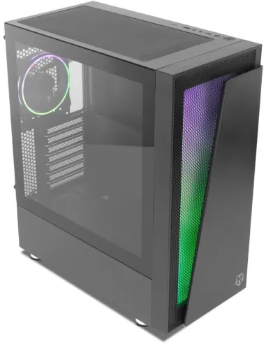 Nox Hummer Blaster Cristal Templado USB 3.0 aRGB Negro