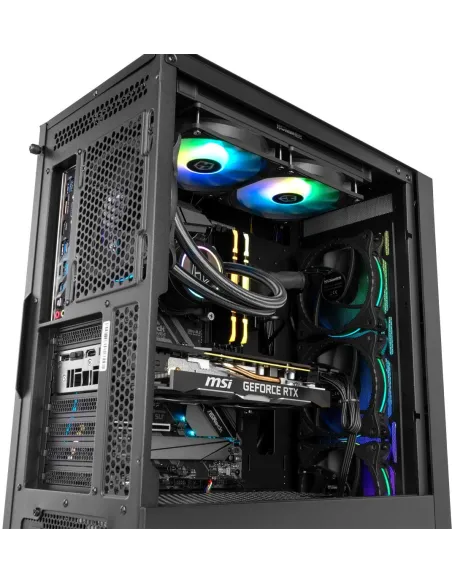 Nox Hummer Blaster Cristal Templado USB 3.0 aRGB Negro