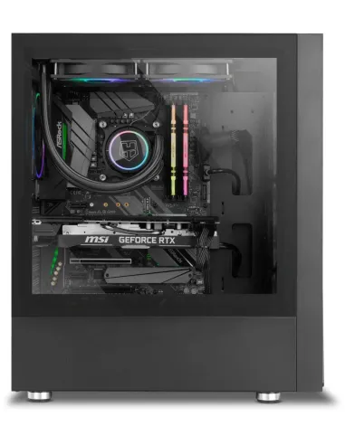 Nox Hummer Blaster Cristal Templado aRGB Negro