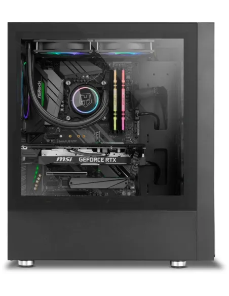 Nox Hummer Blaster Cristal Templado aRGB Negro