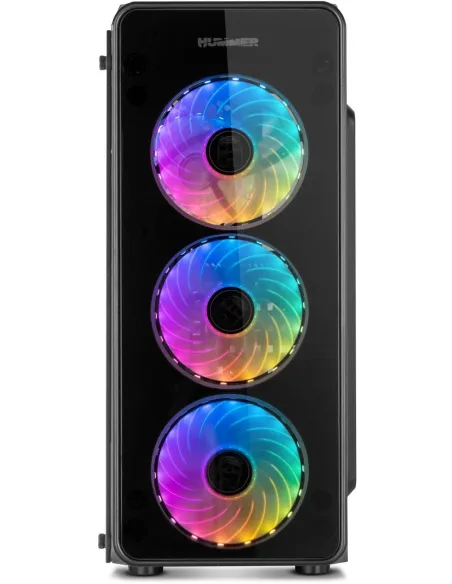 Nox Hummer TGM Cristal Templado USB 3.0 aRGB