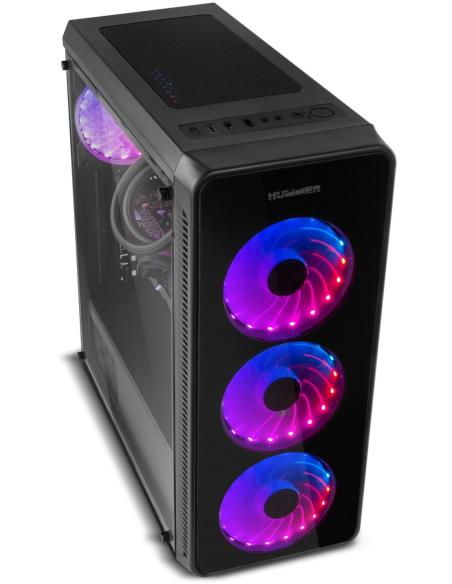 Nox Hummer TGM Cristal Templado USB 3.0 aRGB