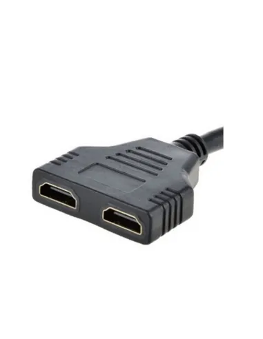 Gembird DSP-2PH4-04 Splitter HDMI 2 Puertos 20cm Negro