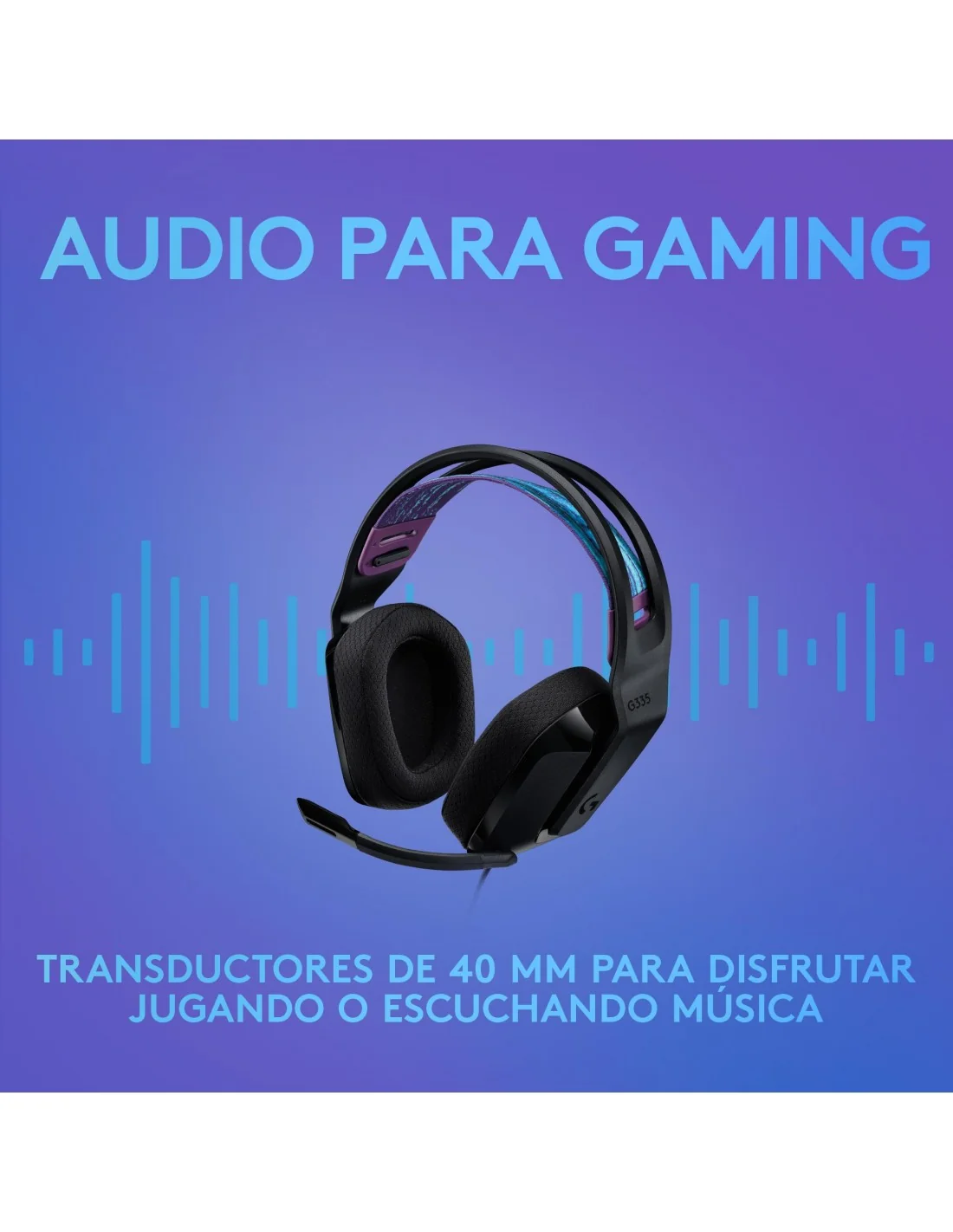 Logitech G335 Auriculares Gaming Negro