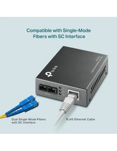 TP-Link MC210CS Convertidor de Medios Monomodo Gigabit