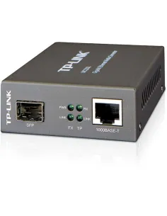 TP-Link MC220L Conversor Medios RJ-45 a SFP Negro-NADACA0058