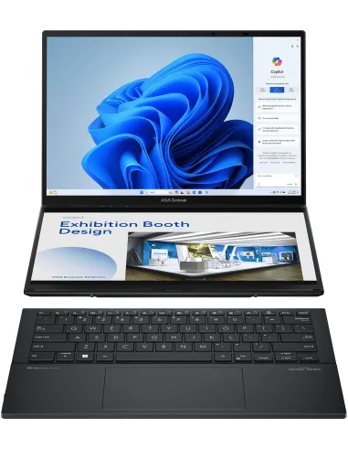Asus Zenbook DUO UX8406MA-PZ255W Intel Core Ultra 9-185H/32GB/1TB SSD/14" Táctil W11 Home
