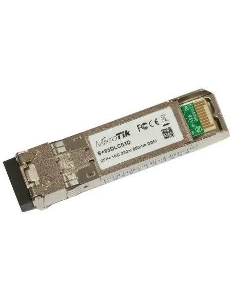 MikroTik S+85DLC03D Módulo Transceptor SFP+ de Fibra Óptica 300m