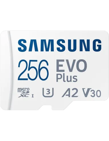 Samsung MicroSDHC EVO Plus 256GB Clase 10 + Adaptador SD
