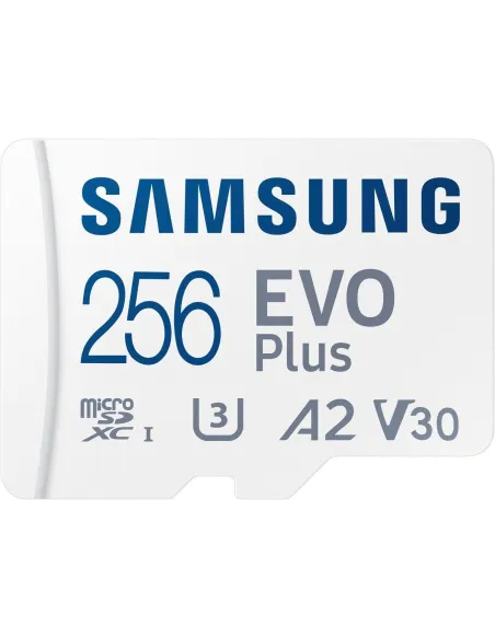 Samsung MicroSDHC EVO Plus 256GB Clase 10 + Adaptador SD