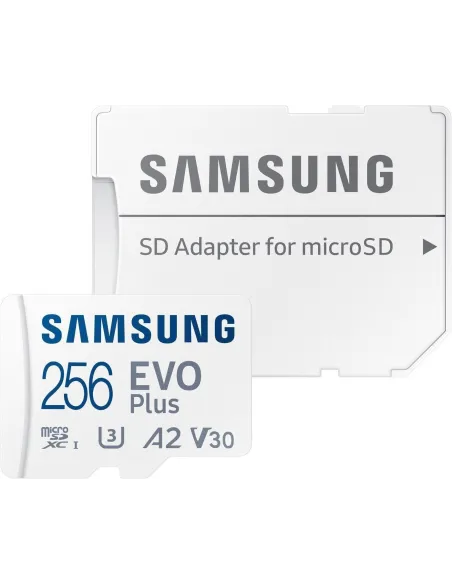 Samsung MicroSDHC EVO Plus 256GB Clase 10 + Adaptador SD