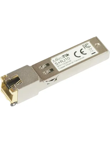 MikroTik S+RJ10 Módulo Transceptor SFP+ para Cables de Cobre 200m