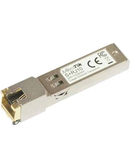 MikroTik S+RJ10 Módulo Transceptor SFP+ para Cables de Cobre 200m