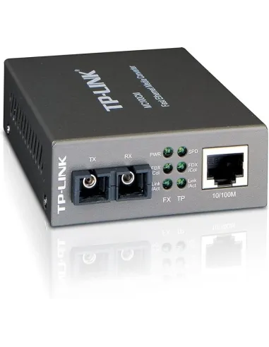 TP-Link MC100CM Conversor Medios RJ-45 a SC Fibra Negro