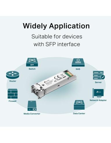 TP-Link TL-SM311LM Módulo Transceptor SFP de Fibra Óptica 550M