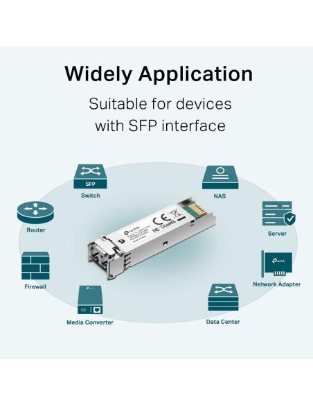 TP-Link TL-SM311LM Módulo Transceptor SFP de Fibra Óptica 550M